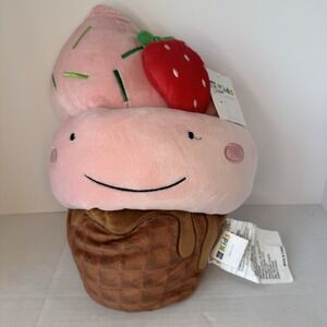 The‎ Big One Kids Strawberry Ice Cream Cone Throw Pillow Kids